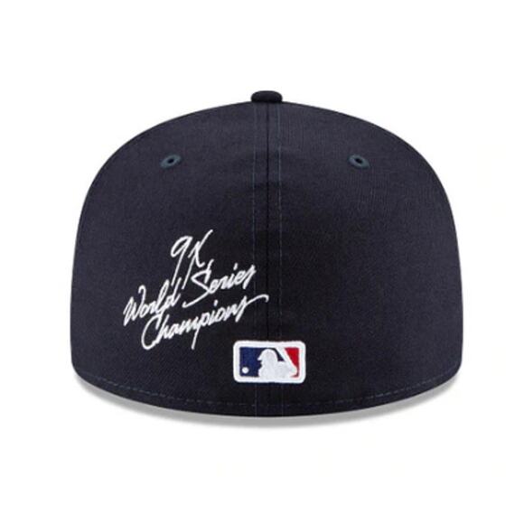 New Era 59FIFTY Black Boston Red Sox World Champions 9085 Fitted Hat Size 7 - Picture 2 of 12